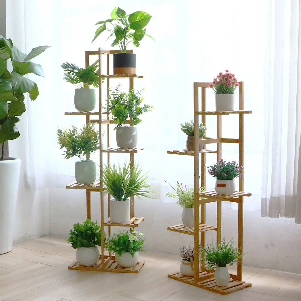 indoor bamboo plant stand Bamboo Plant Stand – Howse&Home