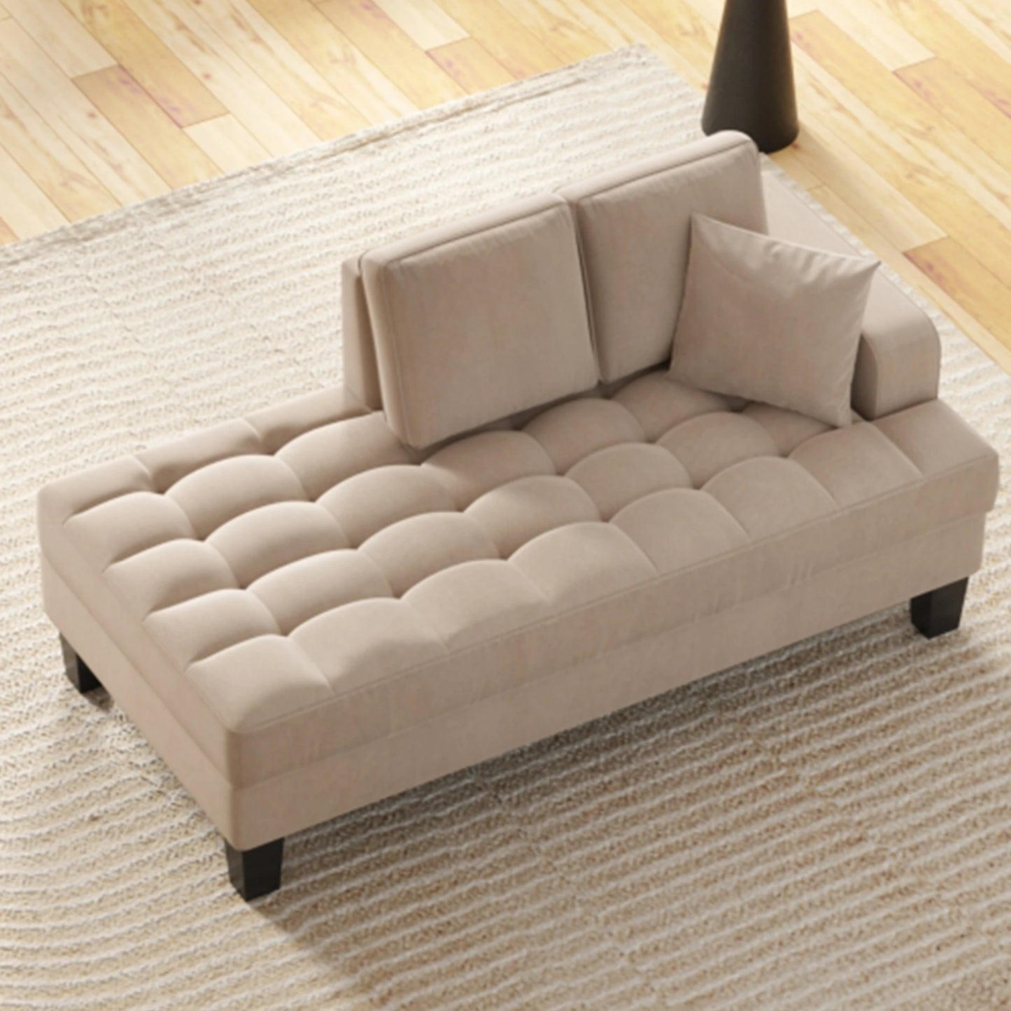 Tufted Chaise Lounge