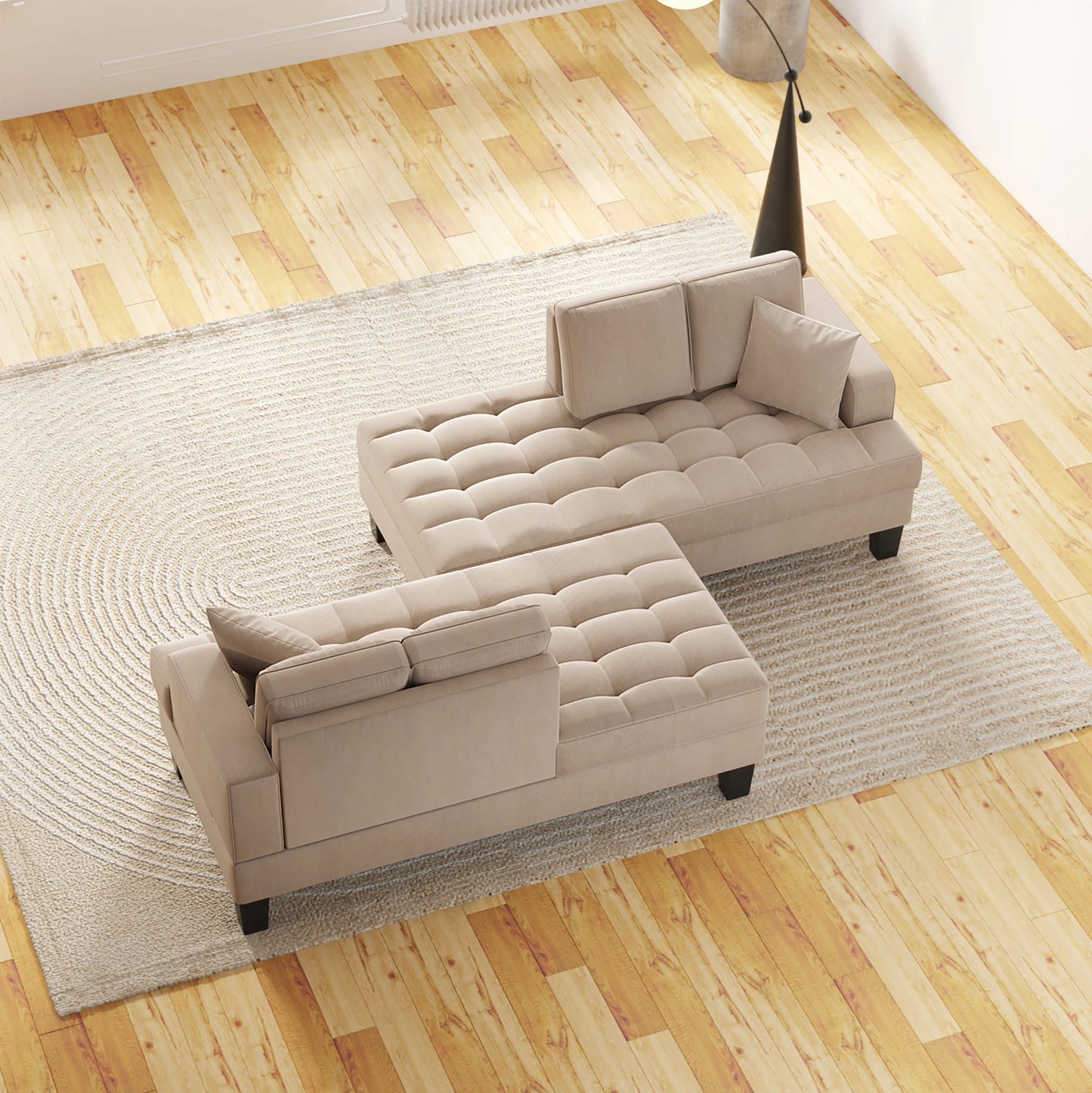 Tufted Chaise Lounge