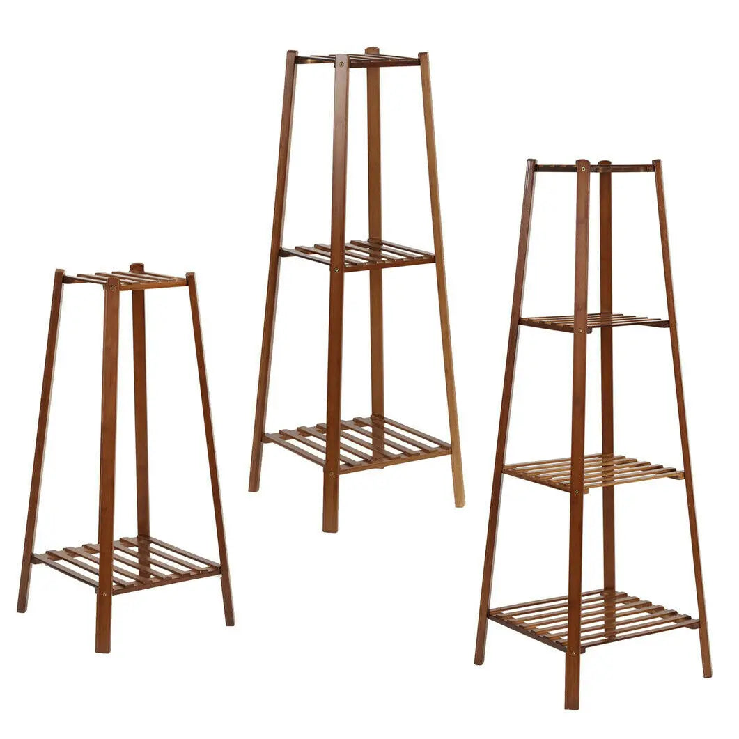 Tiered Bamboo Plant Stand