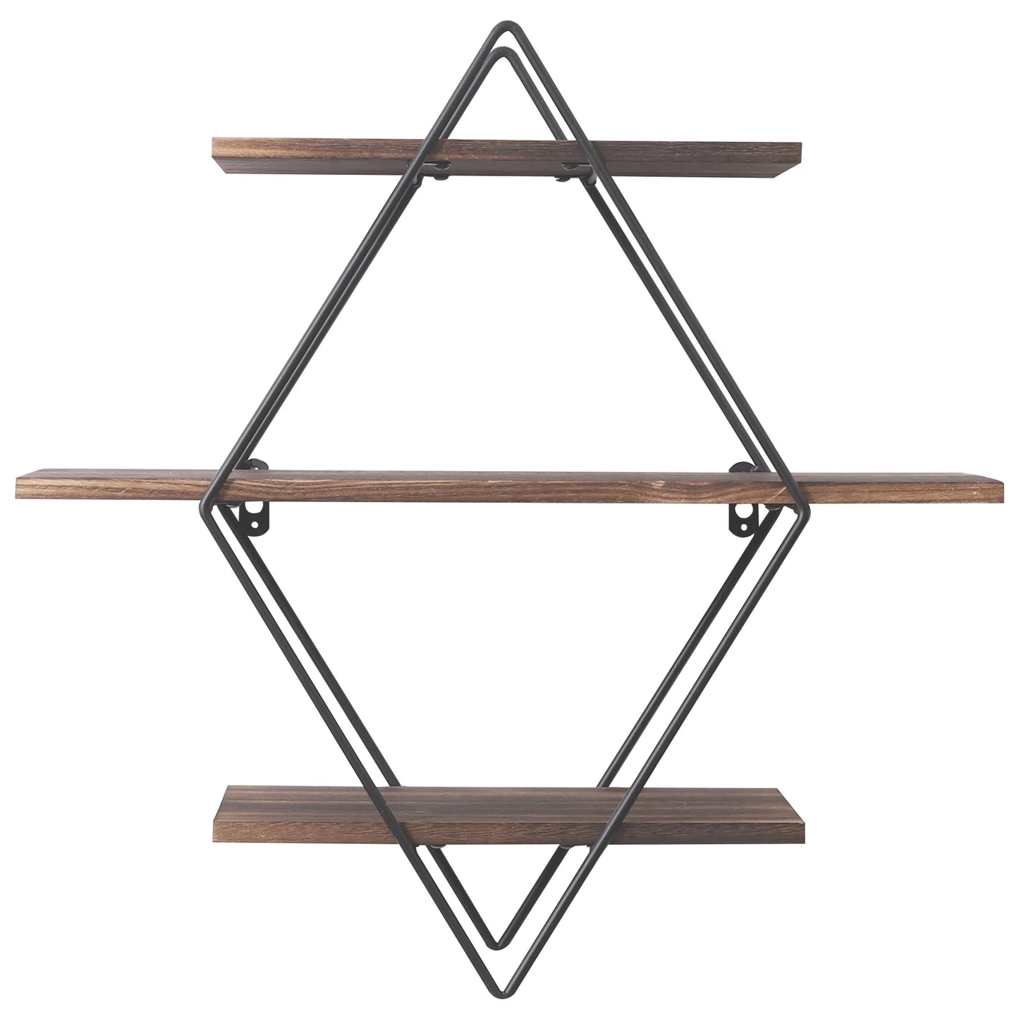 3 Tier Geometric Floating Shelf