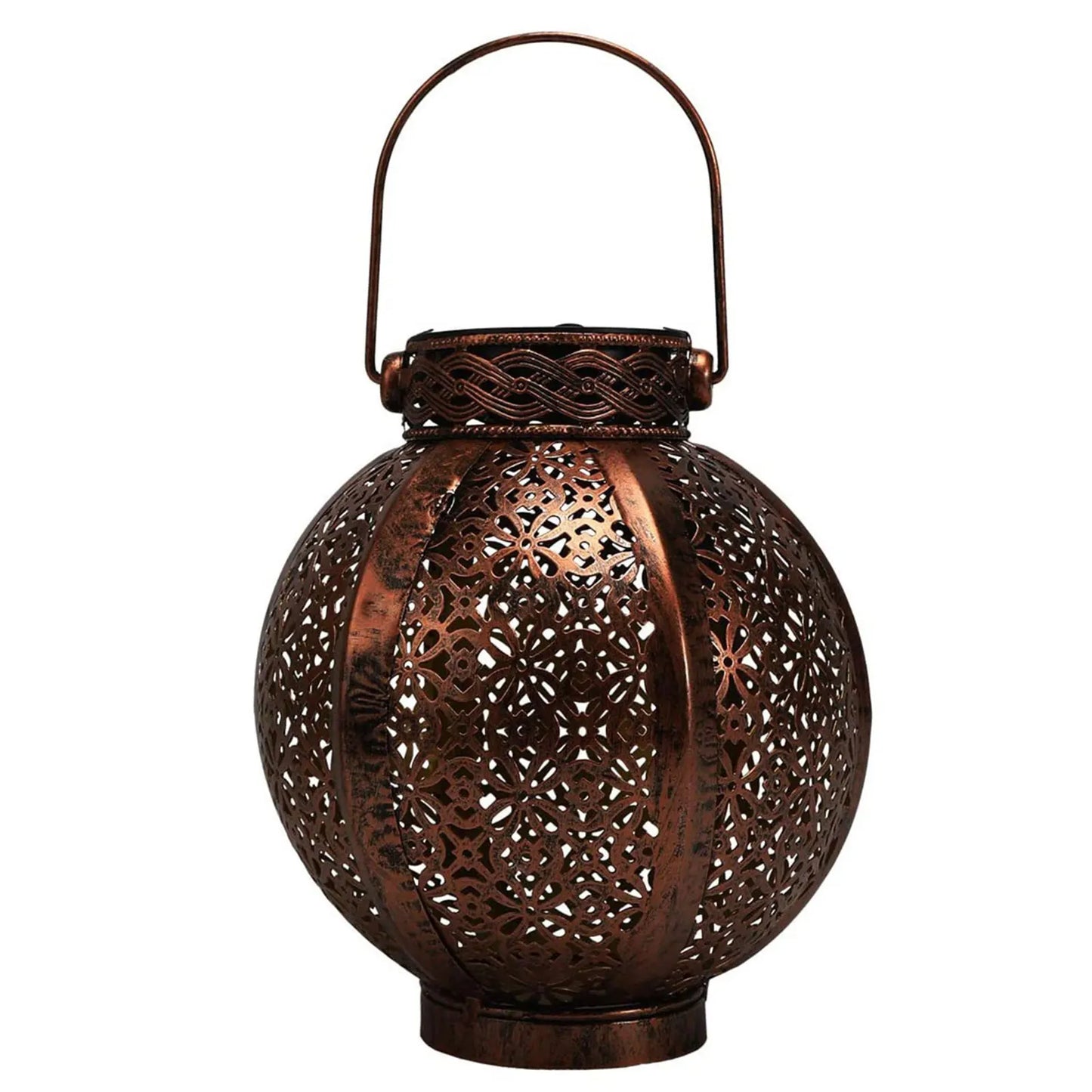 Punched Metal Solar Garden Lanterns