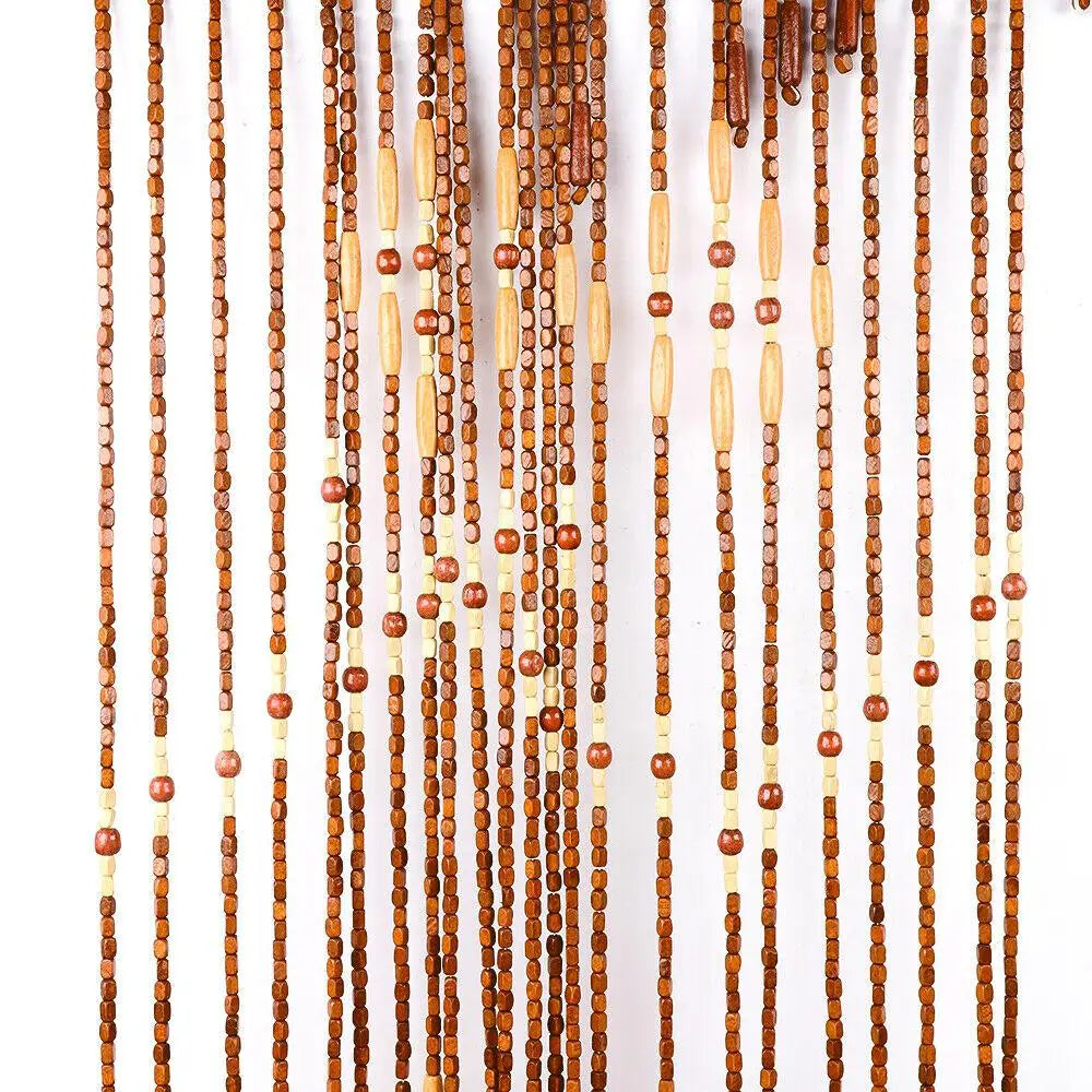 Wood Bead Doorway Curtain