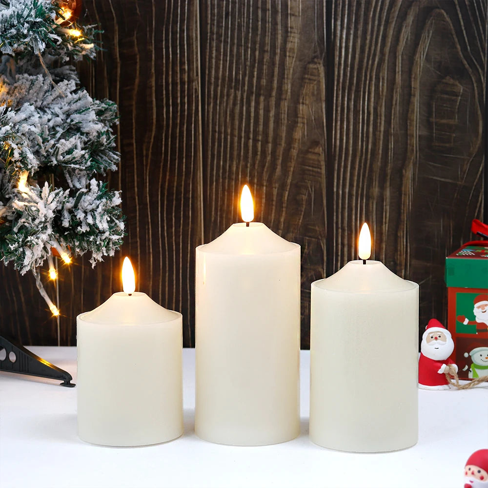 Flameless Candle Trio