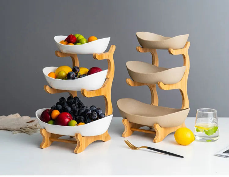 Three Tier Stand with Bowls