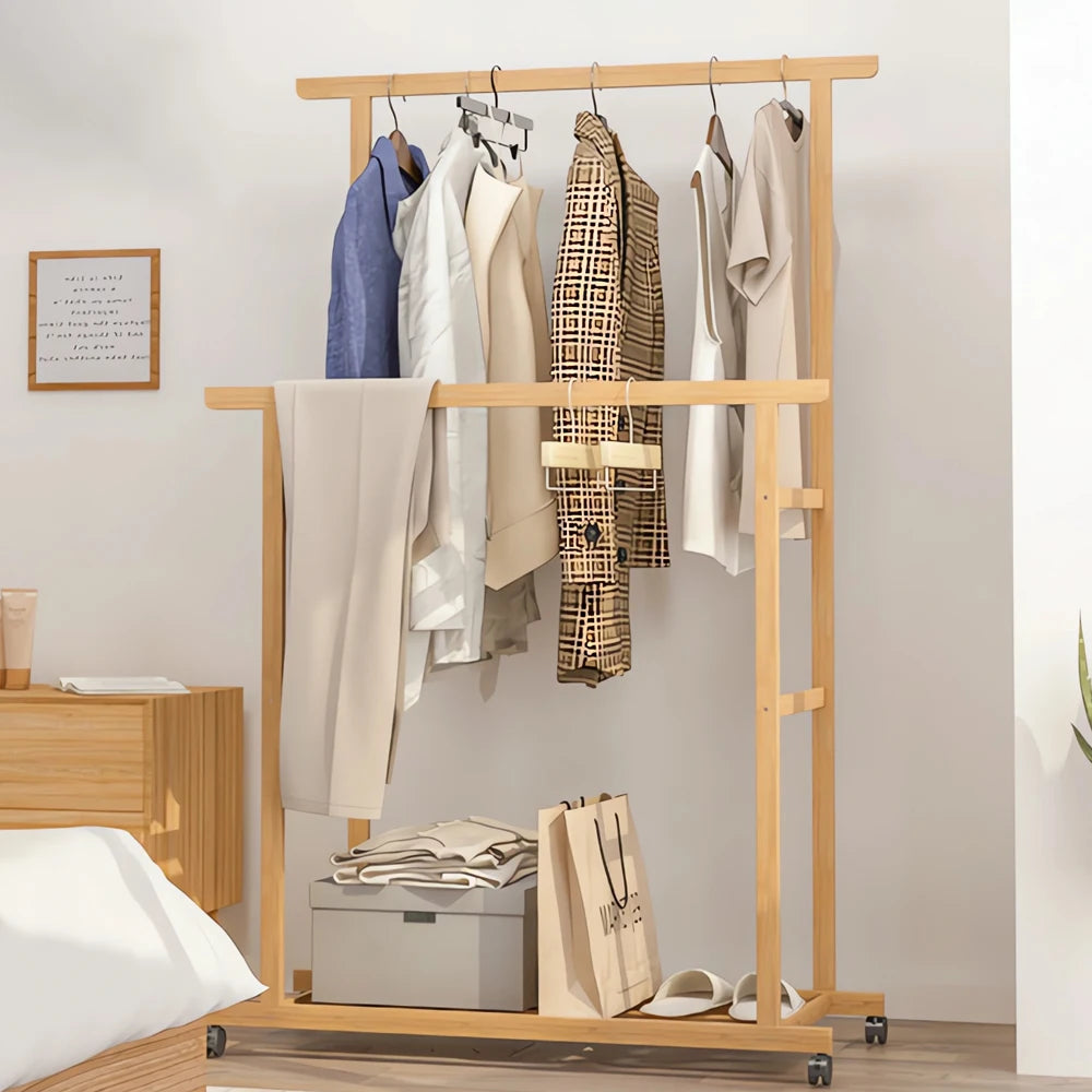 Clothes Rack on Wheels