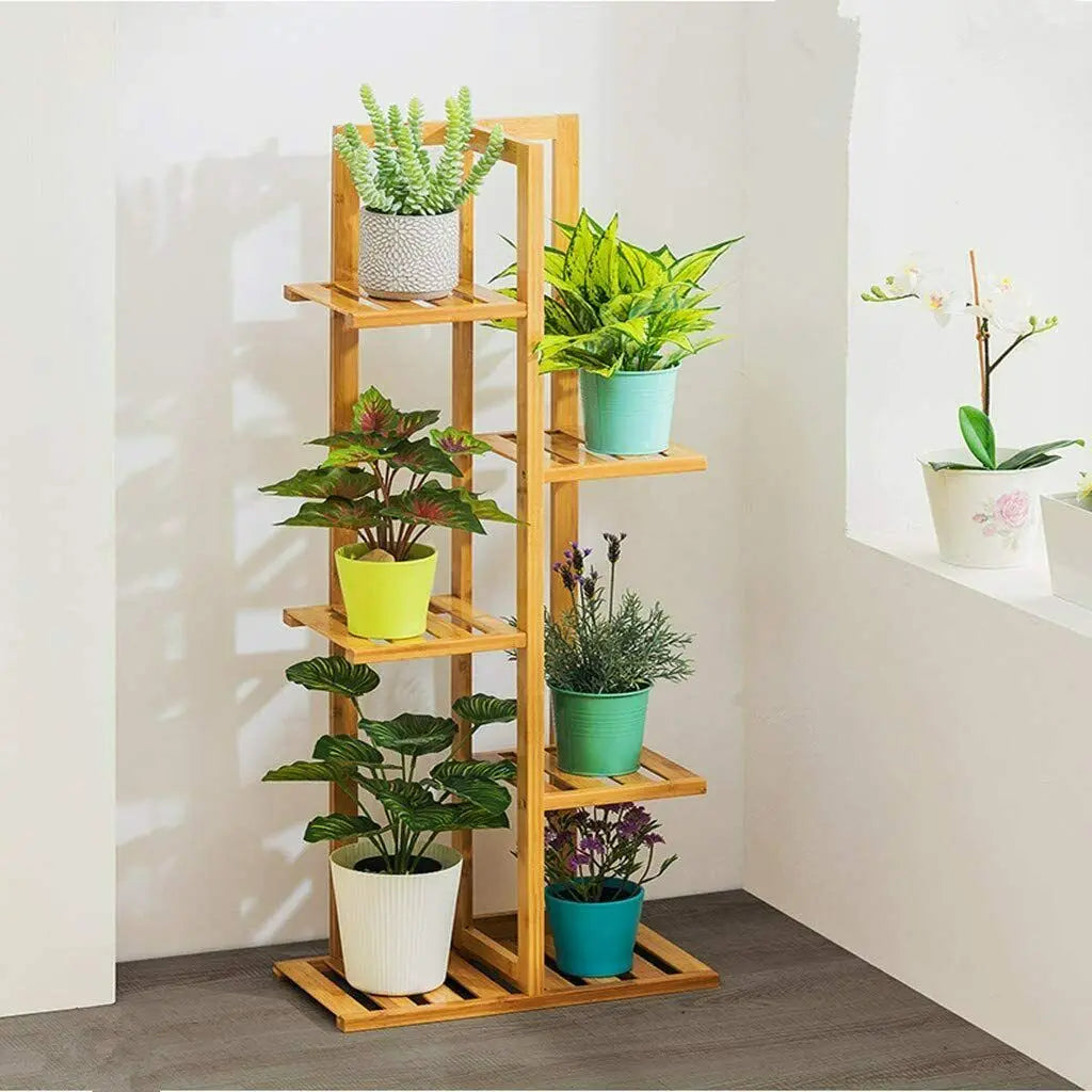 Bamboo Plant Stand