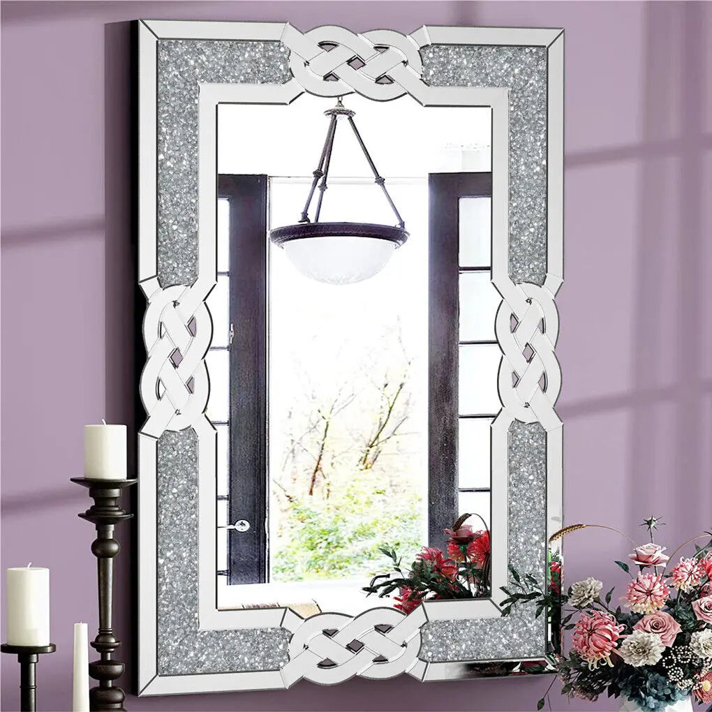 Knotted Glass Frame Mirror