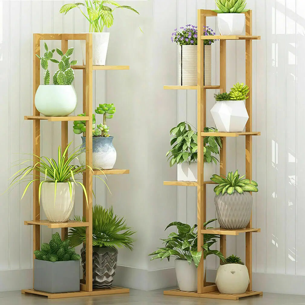 Bamboo Plant Stand