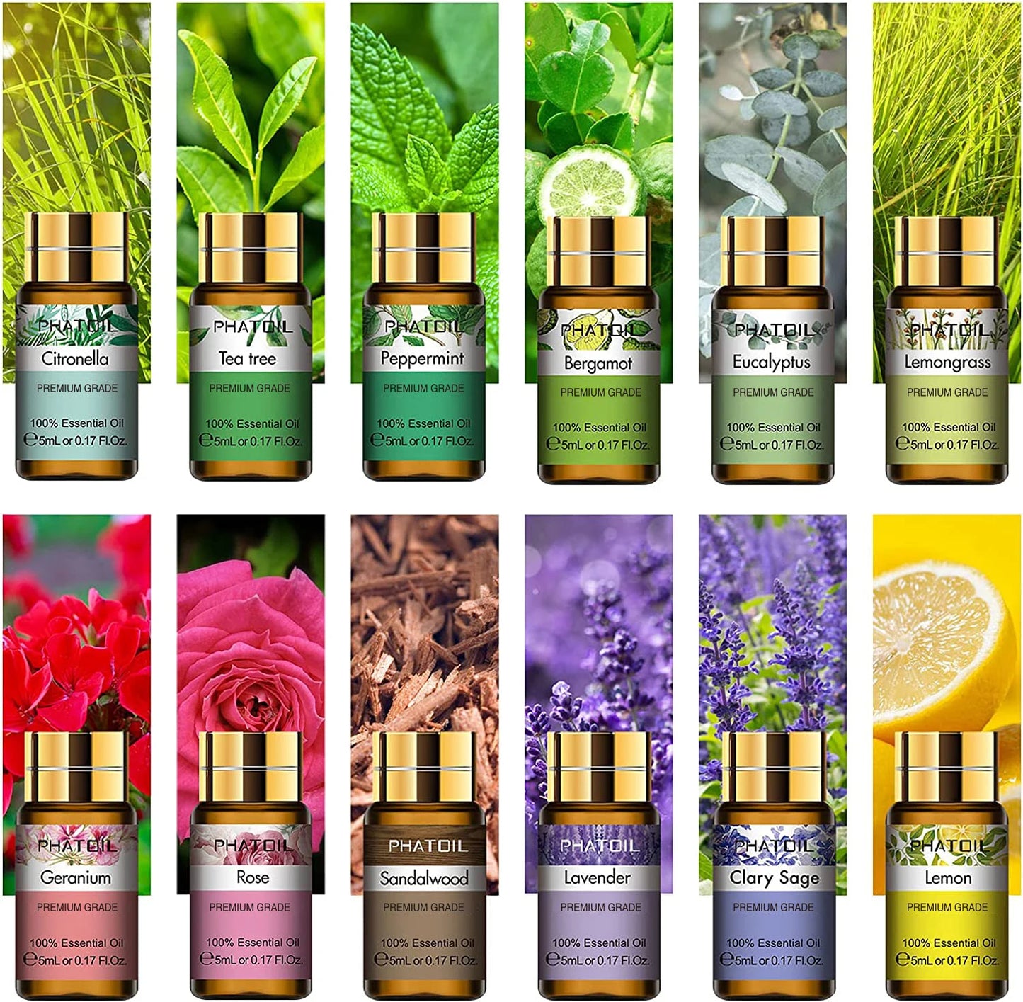 Blended Fragrance Essential Oils Set