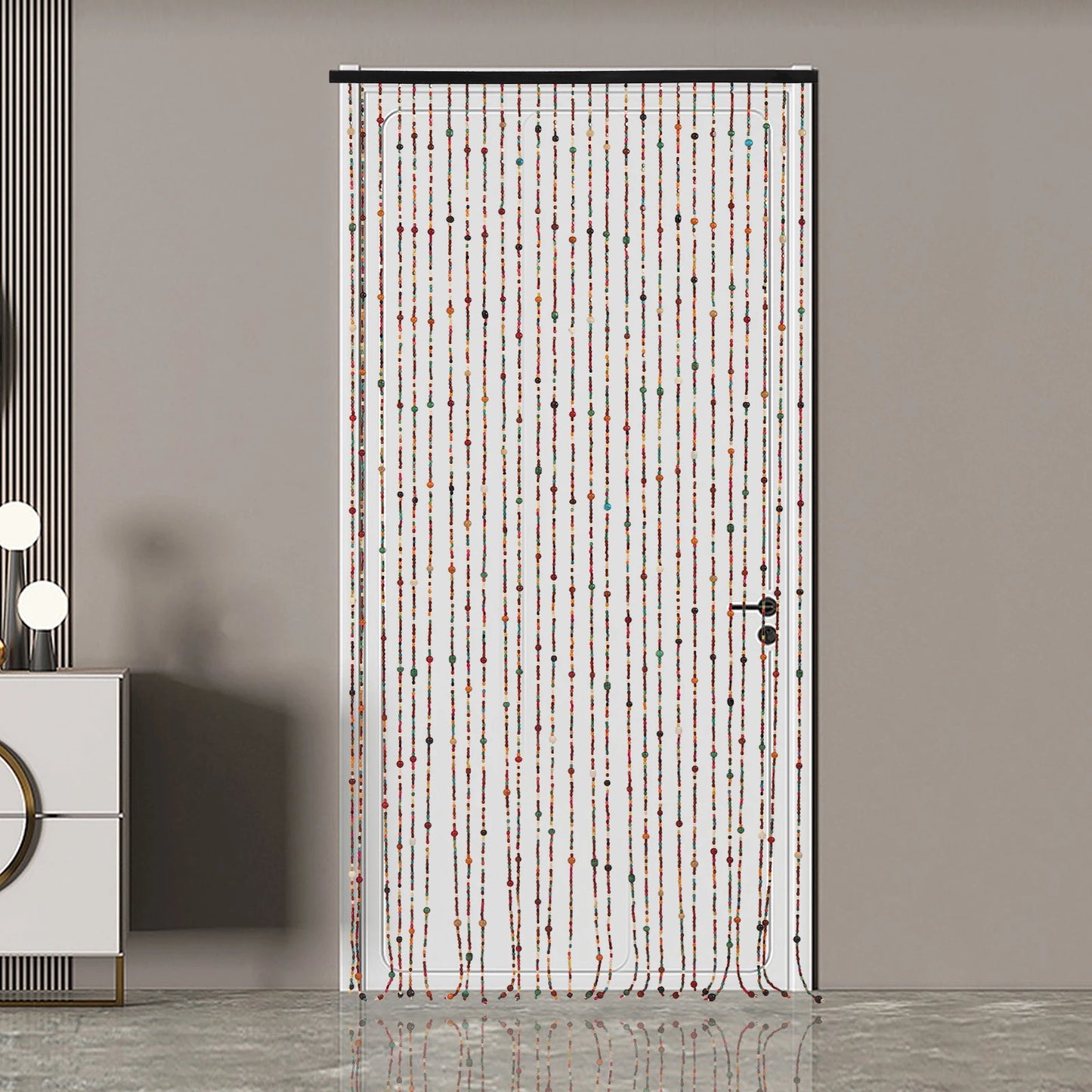 Wooden Bead Door Curtain