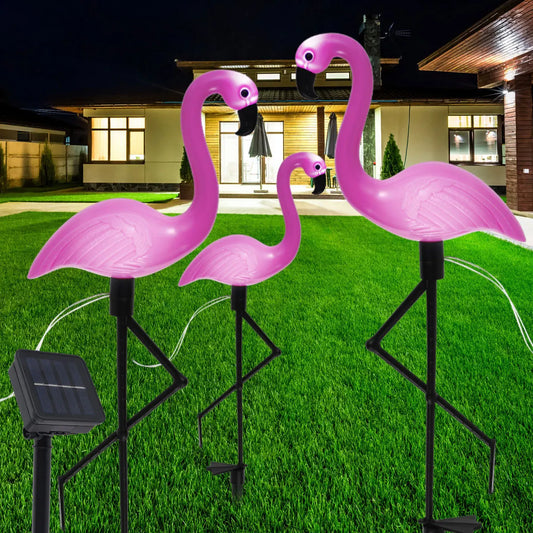 Pink Flamingo Garden Light