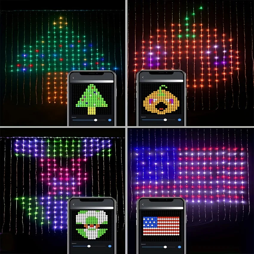 LED Programmable Curtain Lights