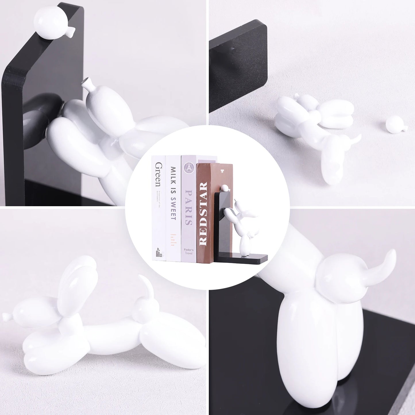 Balloon Dog Book Ends