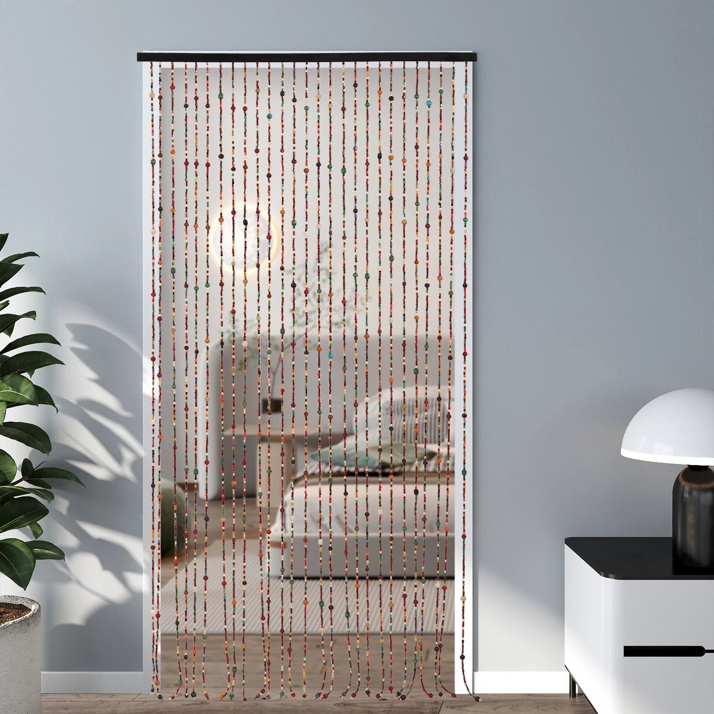 Wooden Bead Door Curtain