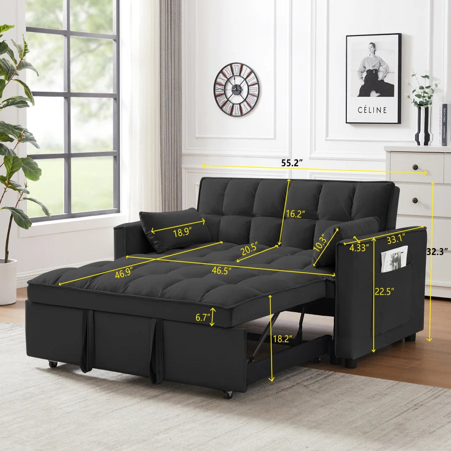 Convertible Loveseat Sleeper