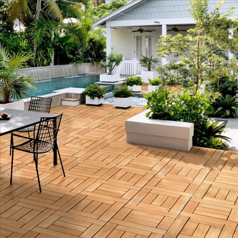 Outdoor Wood Flooring Tiles