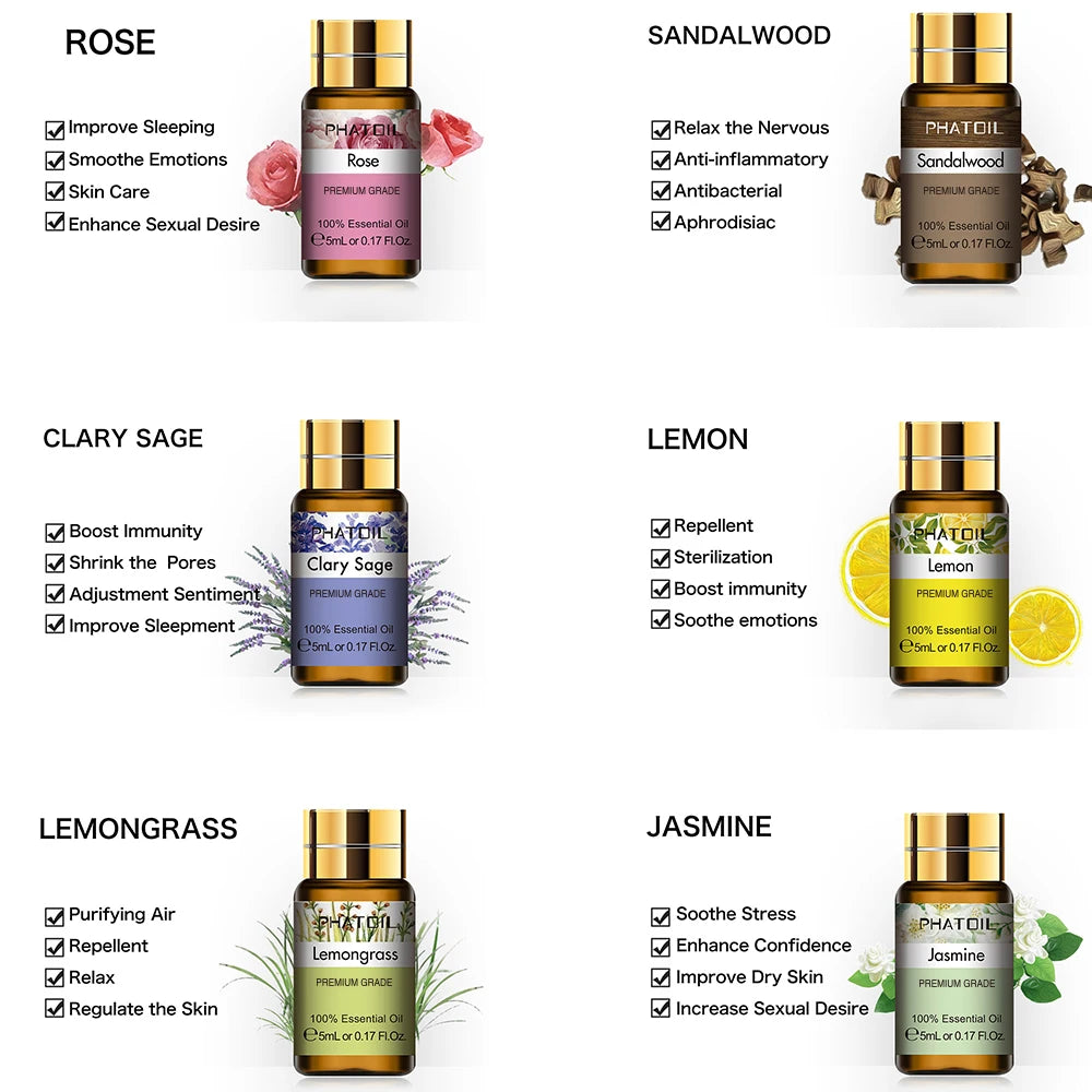 Blended Fragrance Essential Oils Set