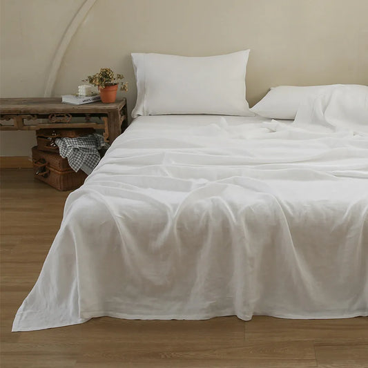 Linen Bedding Sheet Set