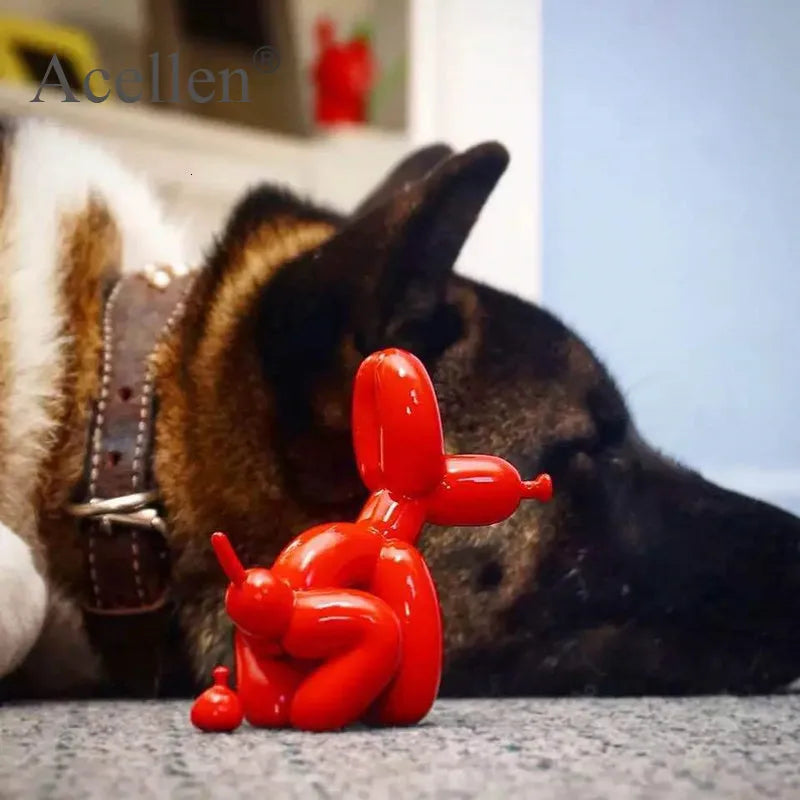 Pooping Balloon Dog with Poo