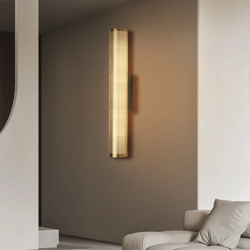 Mesh Cylinder Wall Sconce