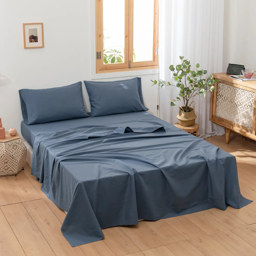 Solid Color Bedding Sheet Set