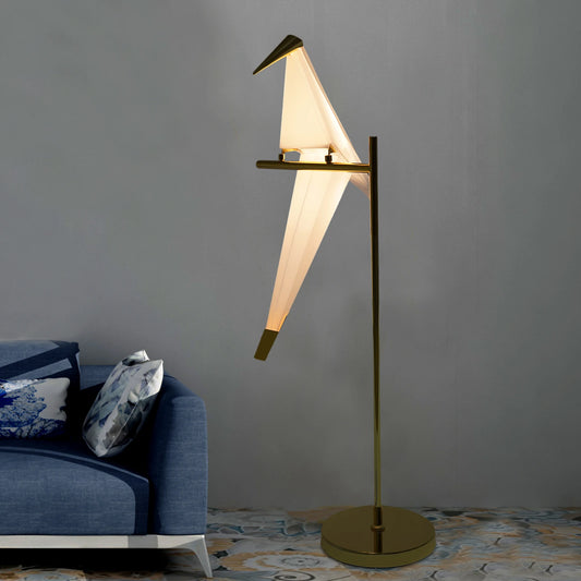 Paper Bird Floor Lamp