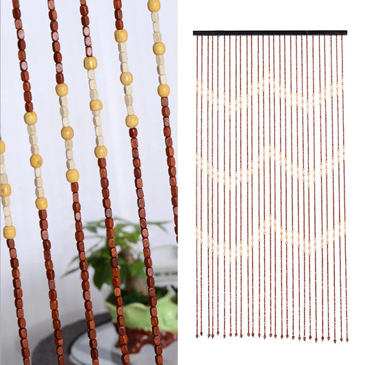 Chevron Pattern Beaded Door Curtain