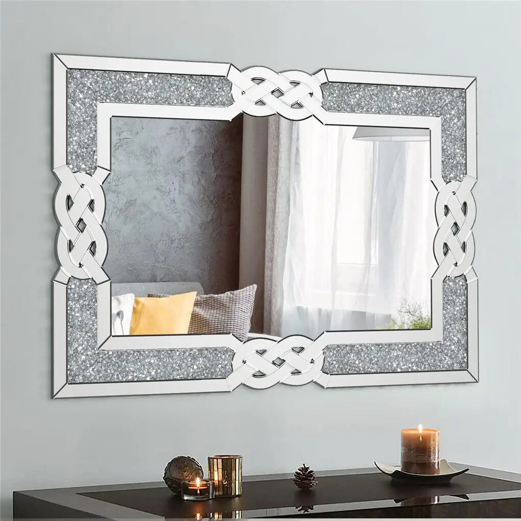 Knotted Glass Frame Mirror